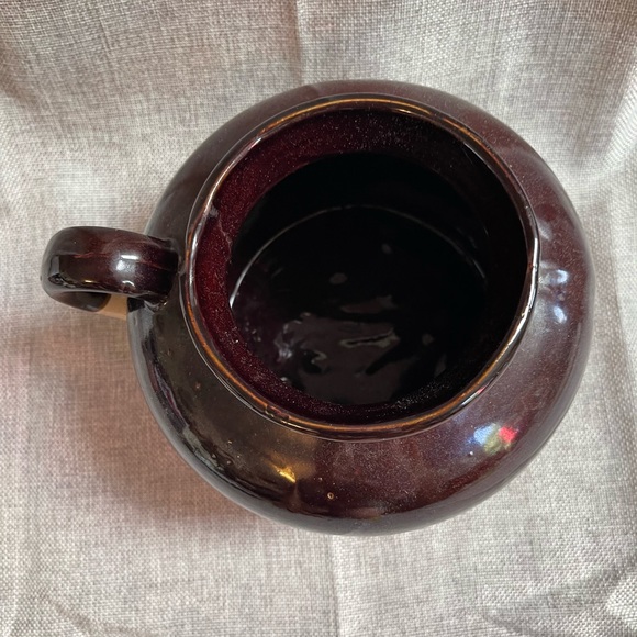 Vintage pottery bean pot crock natural tone ceramic farmhouse cottage co… - Picture 2 of 10